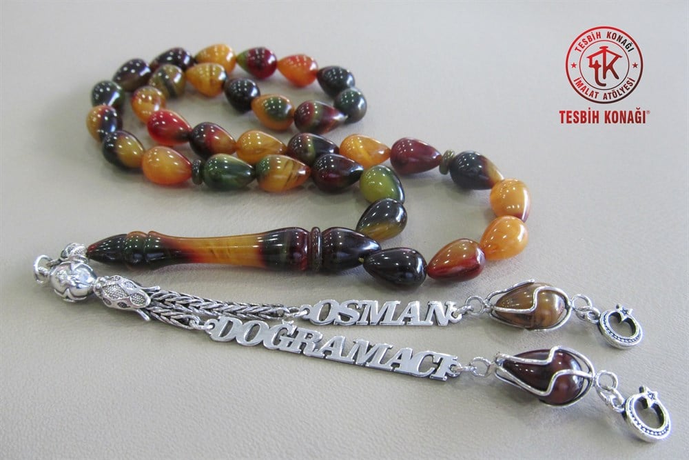 Sıkma Kehribar Tesbih