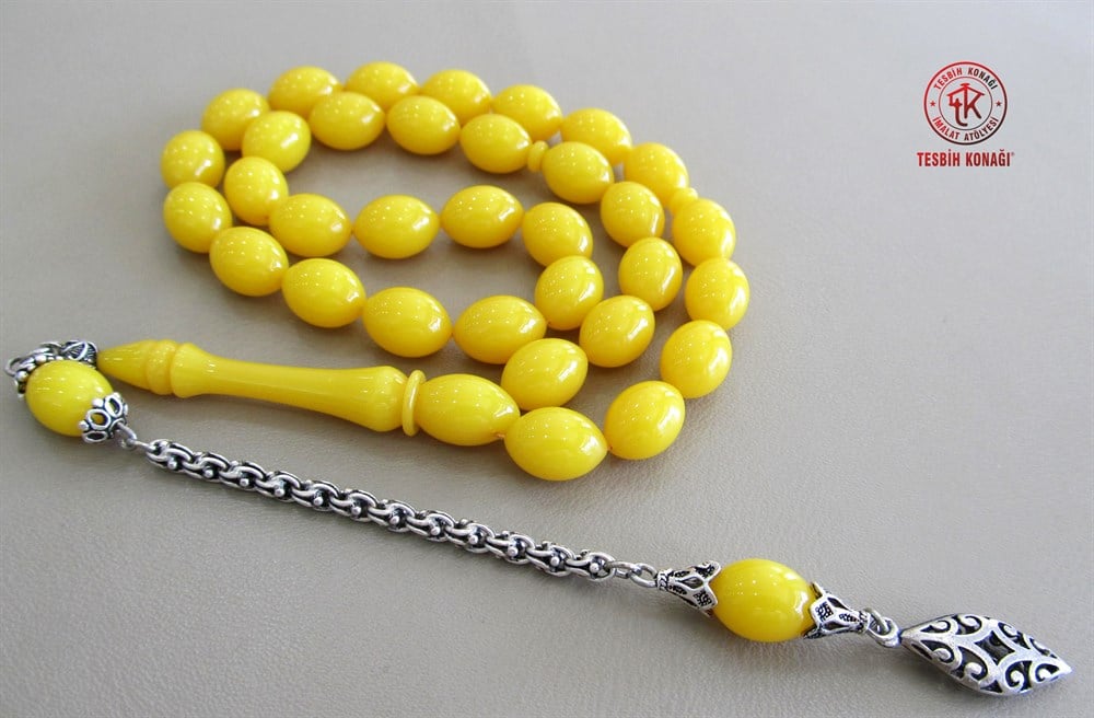 Sıkma Kehribar Tesbih