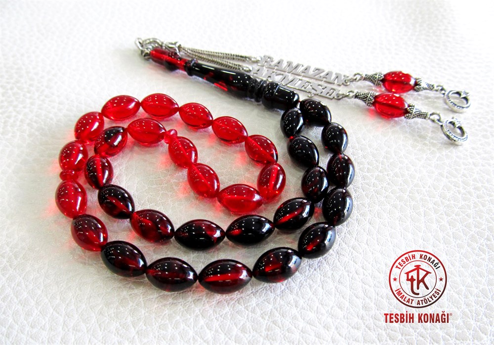 Sıkma Kehribar Tesbih