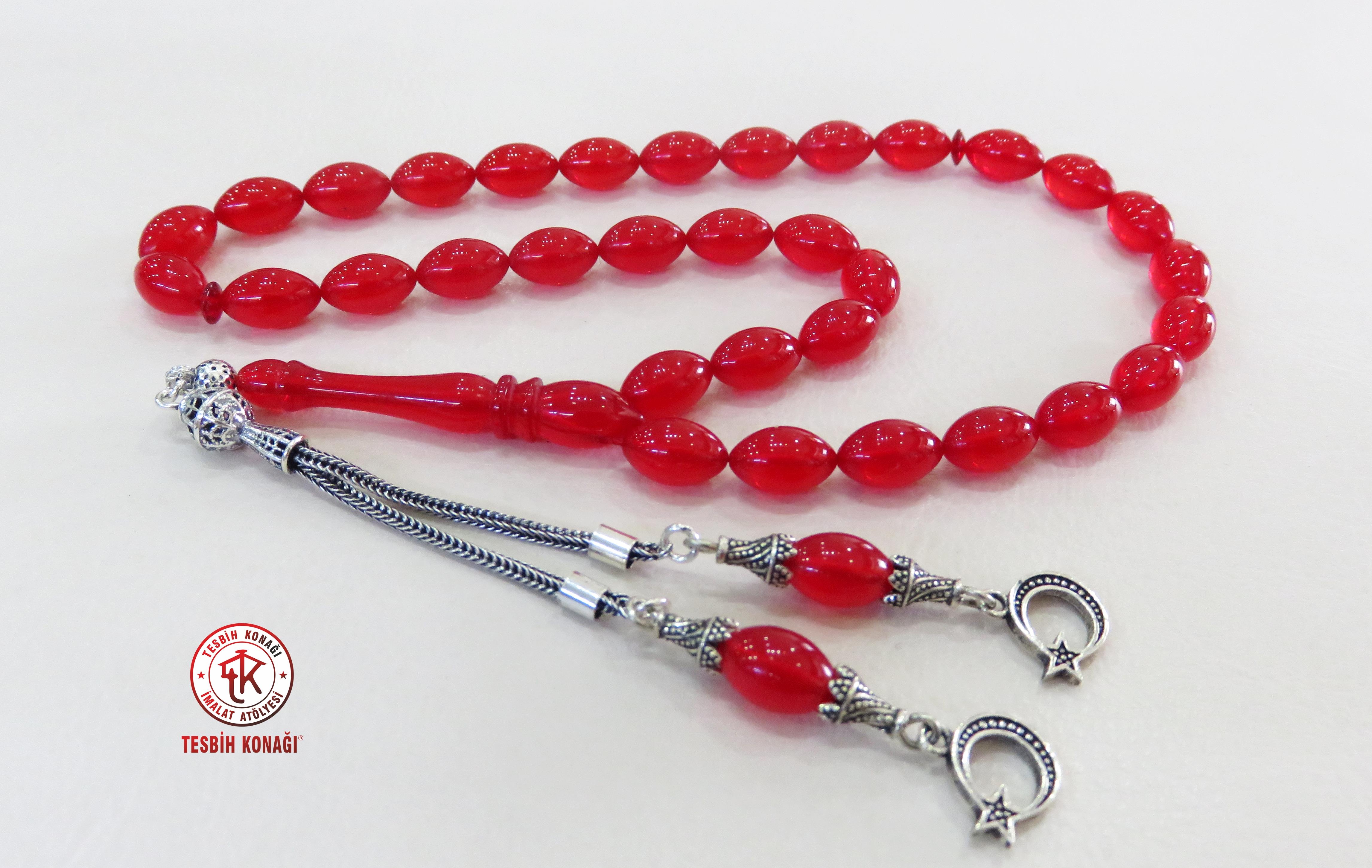 Sıkma Kehribar Tesbih