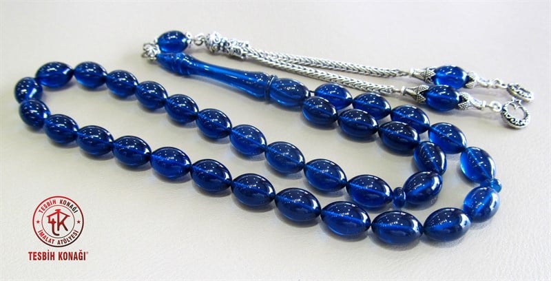 Sıkma Kehribar Tesbih