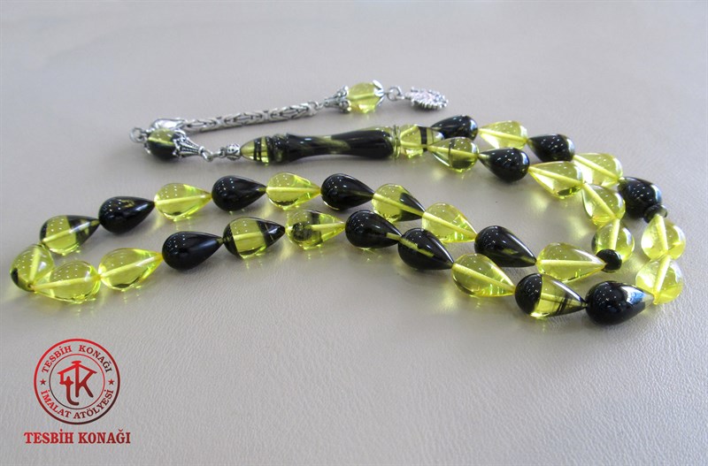 Sıkma Kehribar Tesbih