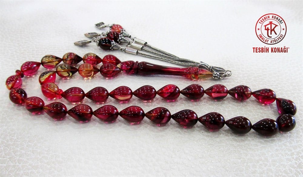 Sıkma Kehribar Tesbih