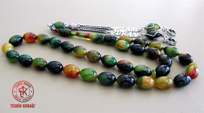 Sıkma Kehribar Tesbih