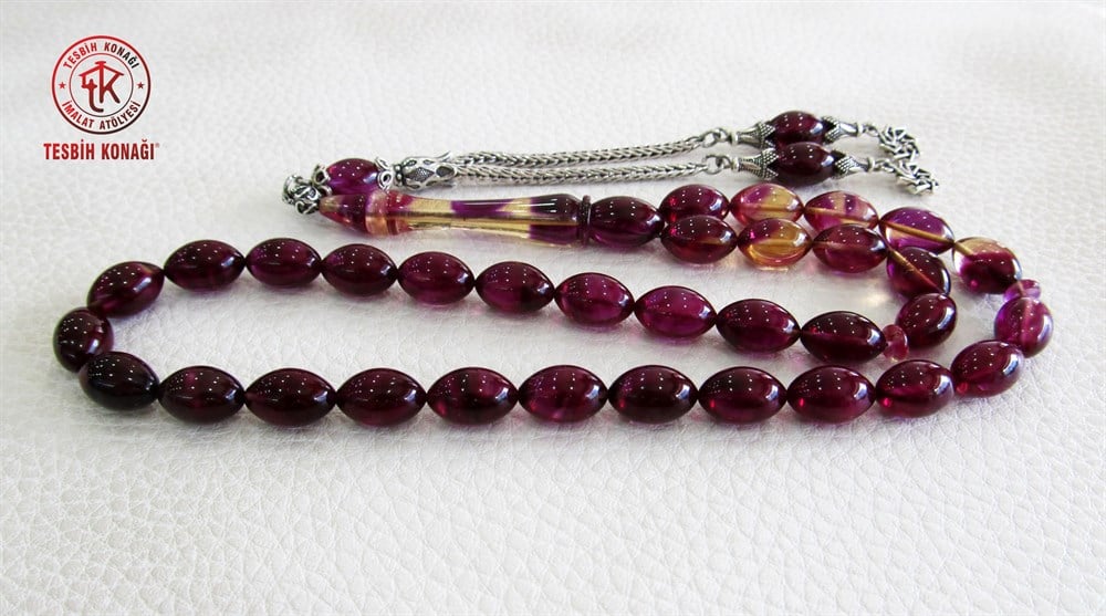 Sıkma Kehribar Tesbih