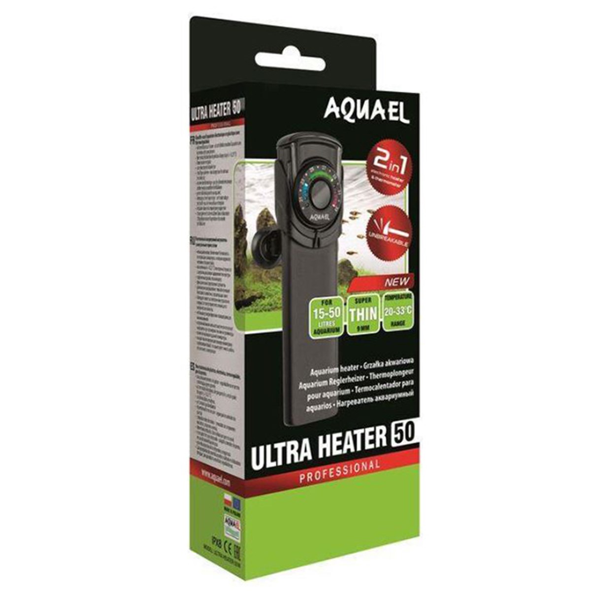 115512-AQUAEL-ULT.HEATER 50W PLAS. HEATER5905546313421