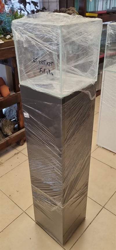 25x25x25(H) cm Full Ultra Clear Fabrika Rodajlı MDF Mobilyalı Akvaryum