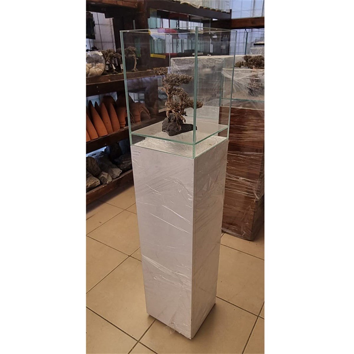 25x25x35(H) cm Air Full Ultra Clear Fabrika Rodajlı MDF Mobilyalı AkvaryumAkvair2525