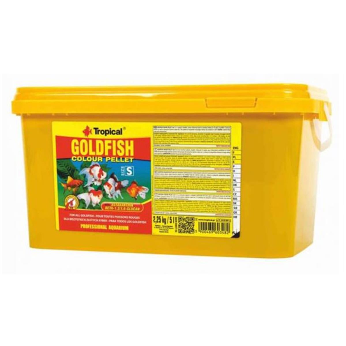 60348-GOLDFISH COLOUR PELLET SIZE S 5L/2,25KG5900469603482