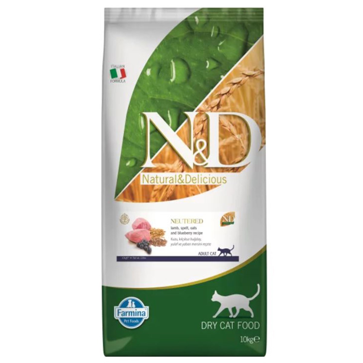 AÇIK N&D DÜŞÜK TAHILLI KUZULU KISIR KEDİ MAMASI 1 KG40268