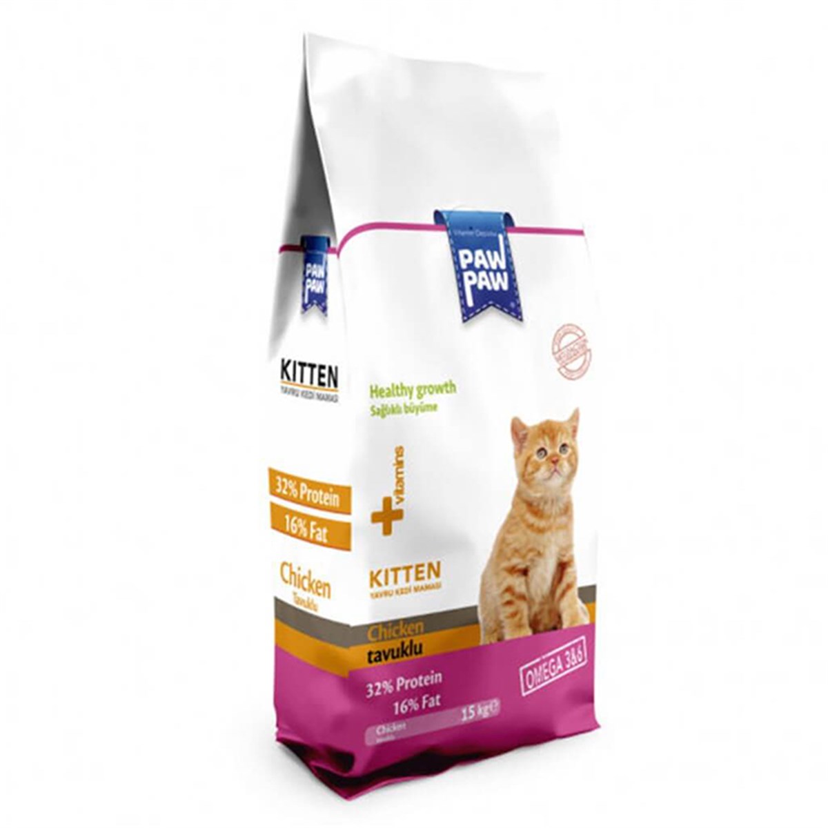 AÇIK PAW PAW YAVRU TAVUKLU KEDİ MAMASI 1 KG0067