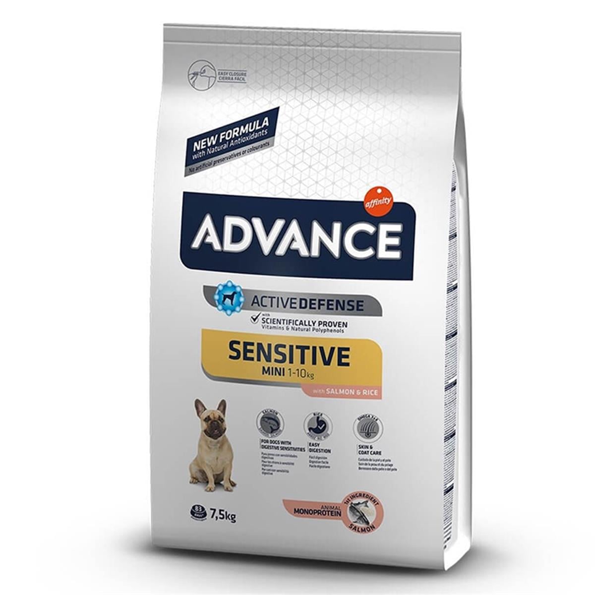 ADVANCE KÜÇÜK IRK SOMONLU YETİŞKİN KÖPEK MAMASI 7,5 KG8410650215167