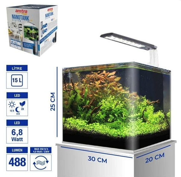 AMTRA NANO TANK 15LT (30X25X20)8023222138476