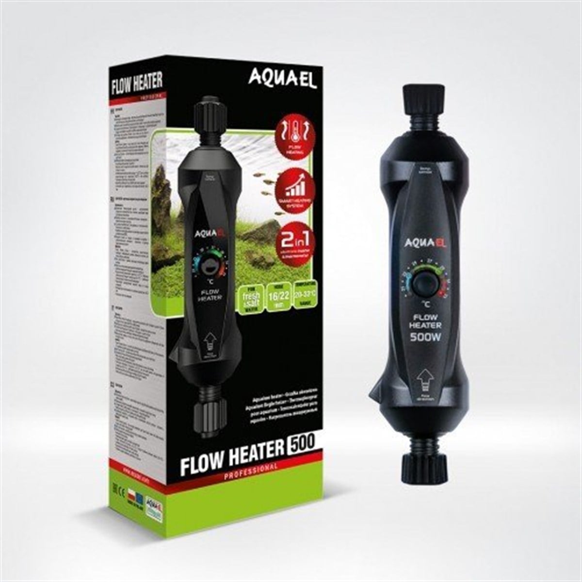 AQUAEL HAT TİPİ DIŞ FİLTRE BAĞLANTILI KALİBRASYONLU 500W ISITICI5905546326100