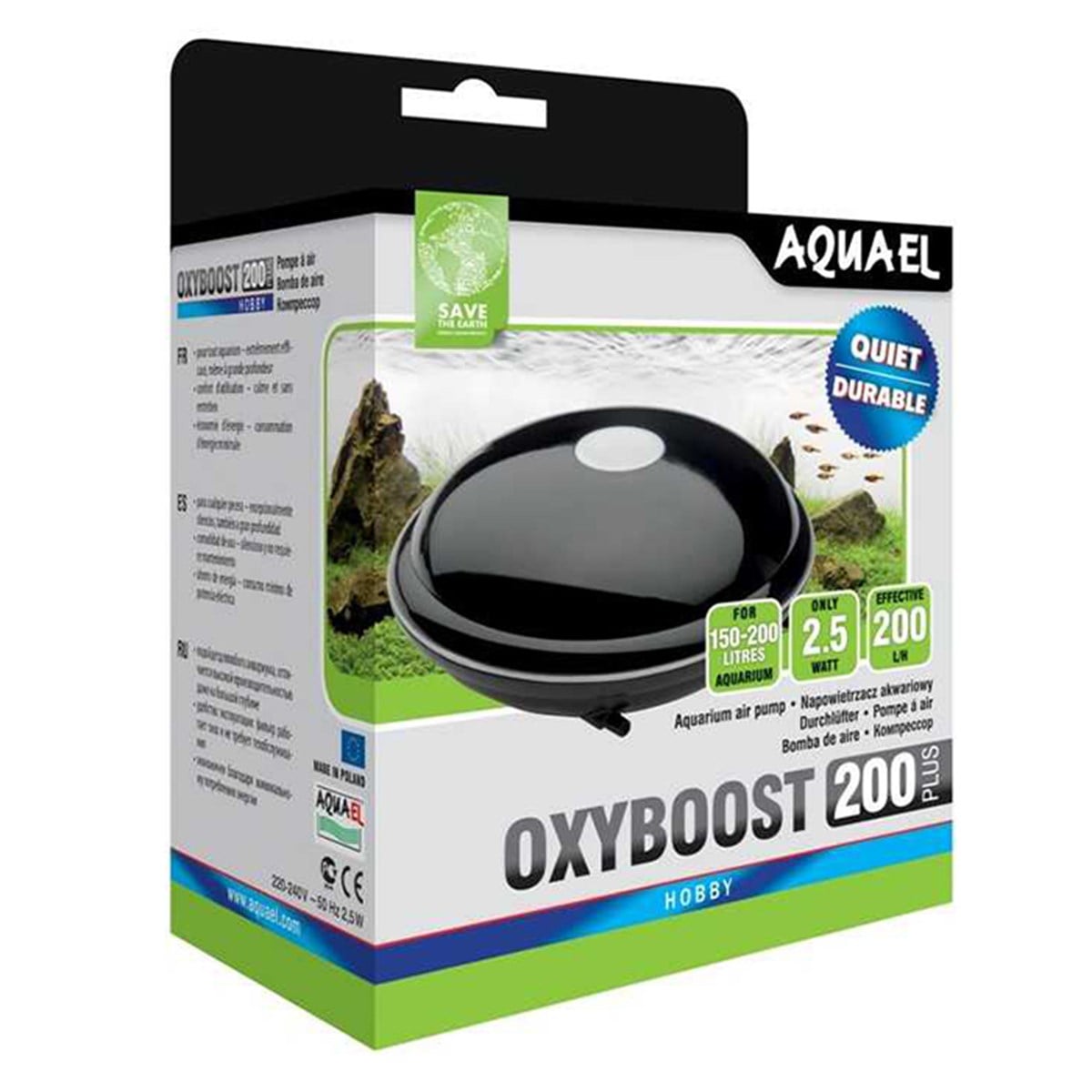AQUAEL OXYBOOST AP 200 PLUS Sessiz Hava Motoru5905546190985