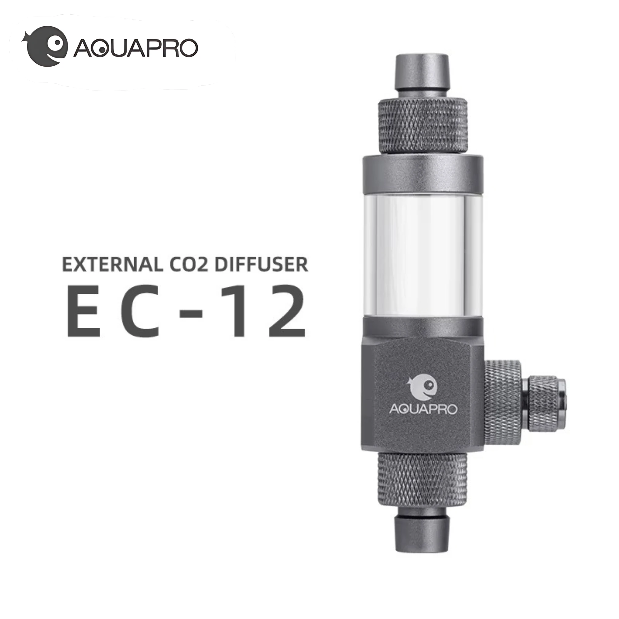 AQUAPRO EXTERNAL INLİNE CO₂ KARBONDİOKSİT DİFFUSER (12/16MM) HORTUM ARASI DİFÜZÖR6975017512058