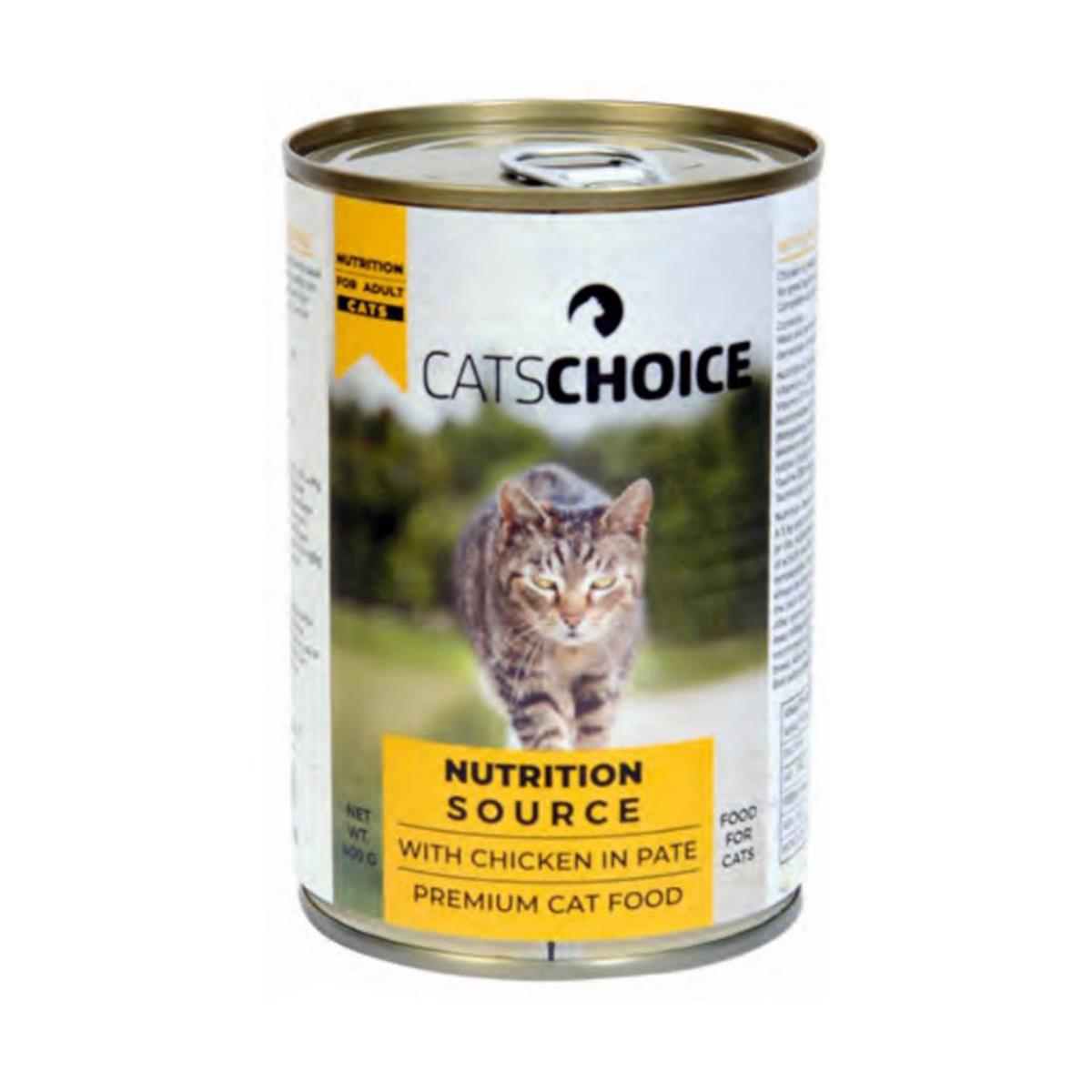 CATS CHOICE PARÇA TAVUK ETLİ 400 GR8681554086072