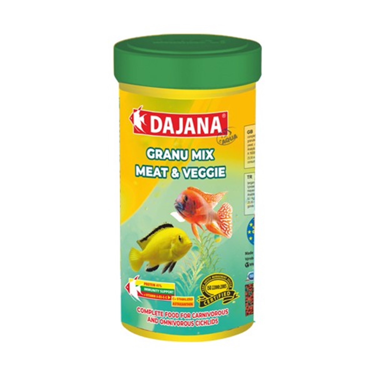 DAJANA GRANU MEAT&VEGGİE MİX 1000 ML 500 GR8594196550798