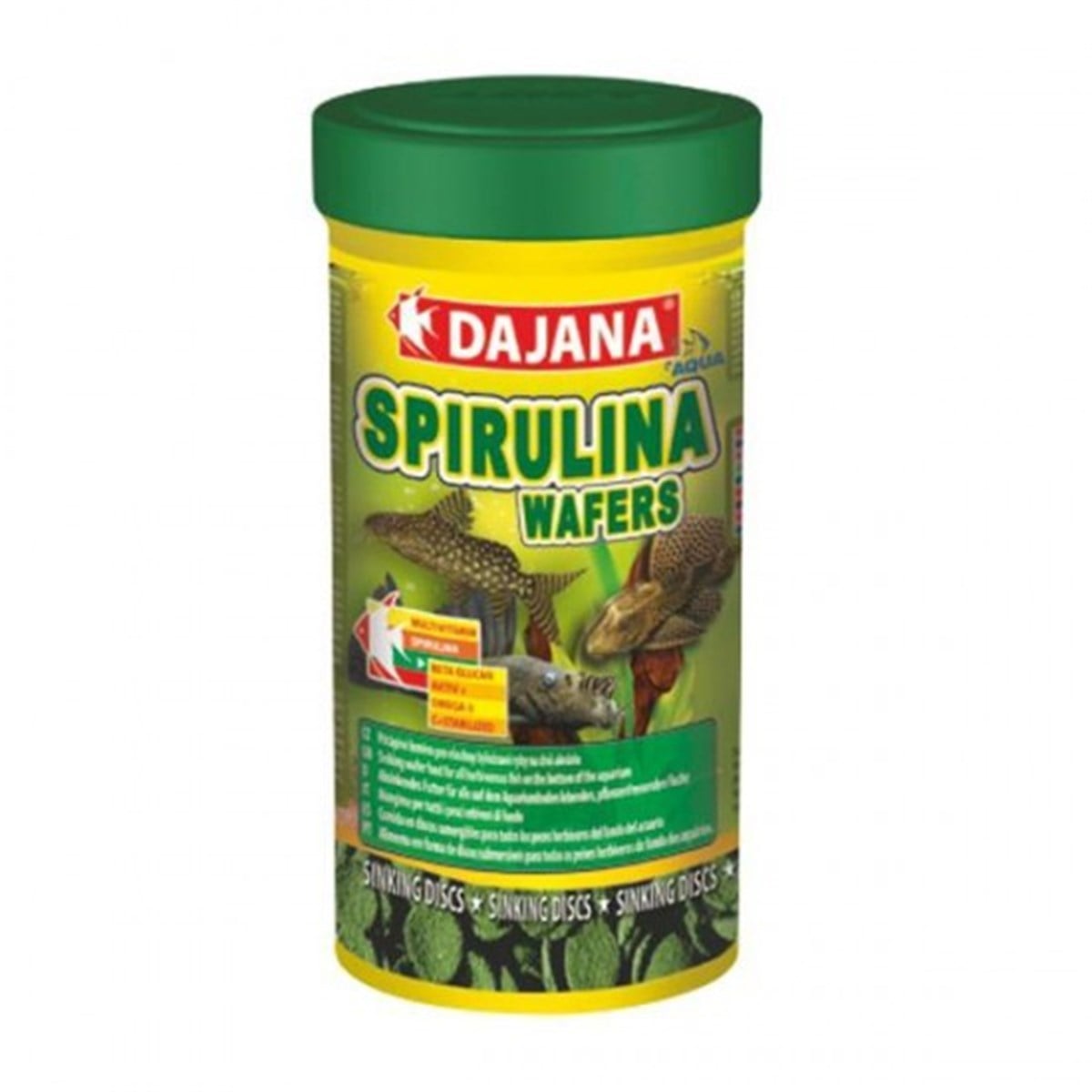 DAJANA MİNİ SPİRULİNA WAFERS 250 ML 130 GR8594196550187