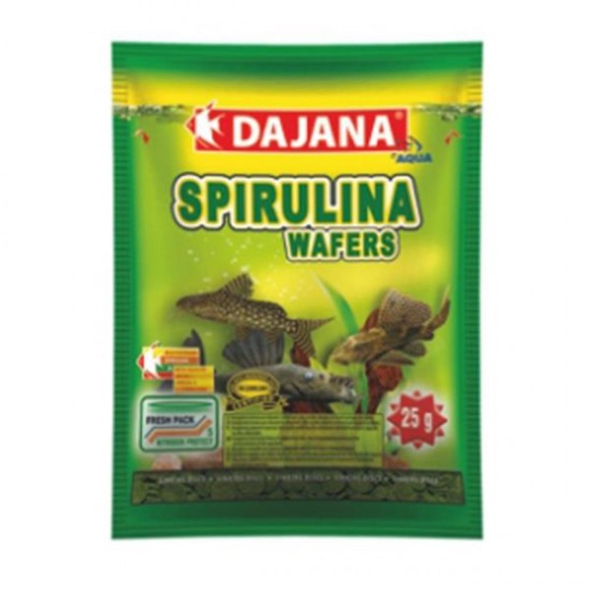 DAJANA SPİRULİNA WAFERS YEM 80 ML 25 GR8594000255192