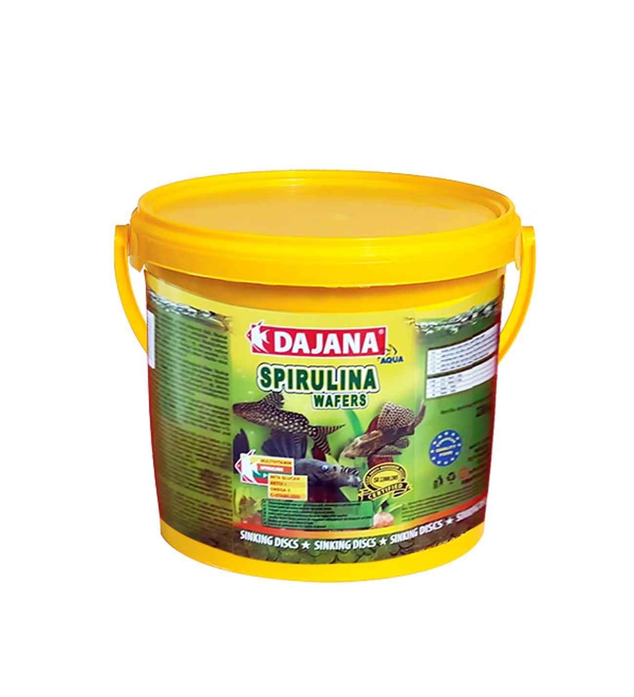Dajana Spirulina Wafers Yem Kova 5000 Ml 2200 Gr8594000255833