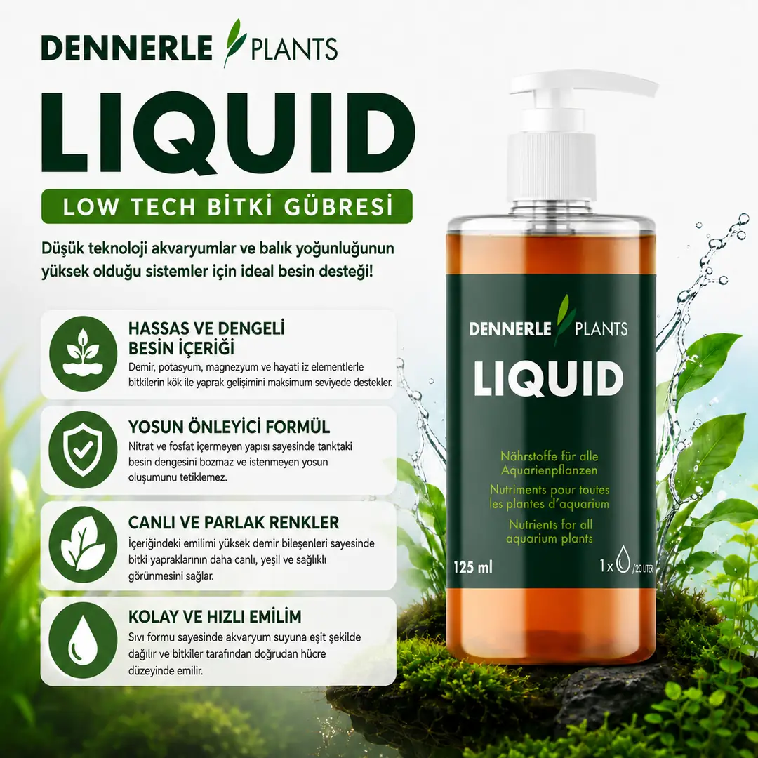 DENNERLE PLANTS LIQUID 125 ML SIVI GÜBRE4260614767713