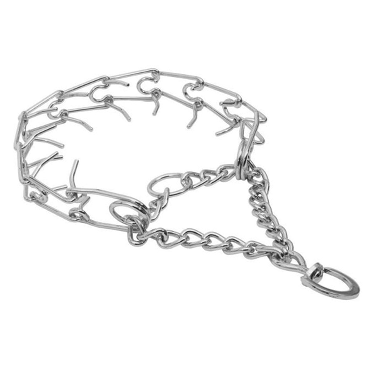 DOGGİE DİKENLİ BOĞMALI ZİNCİR TASMA KROMKAPLAMA 4X60CM