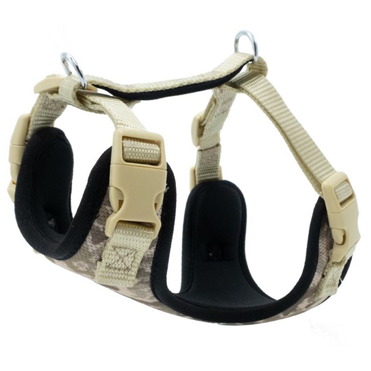 DOGGİE HAVALI DOKUMA GÖĞÜS TASMASI KAMUFLAJ 2X55-65CM