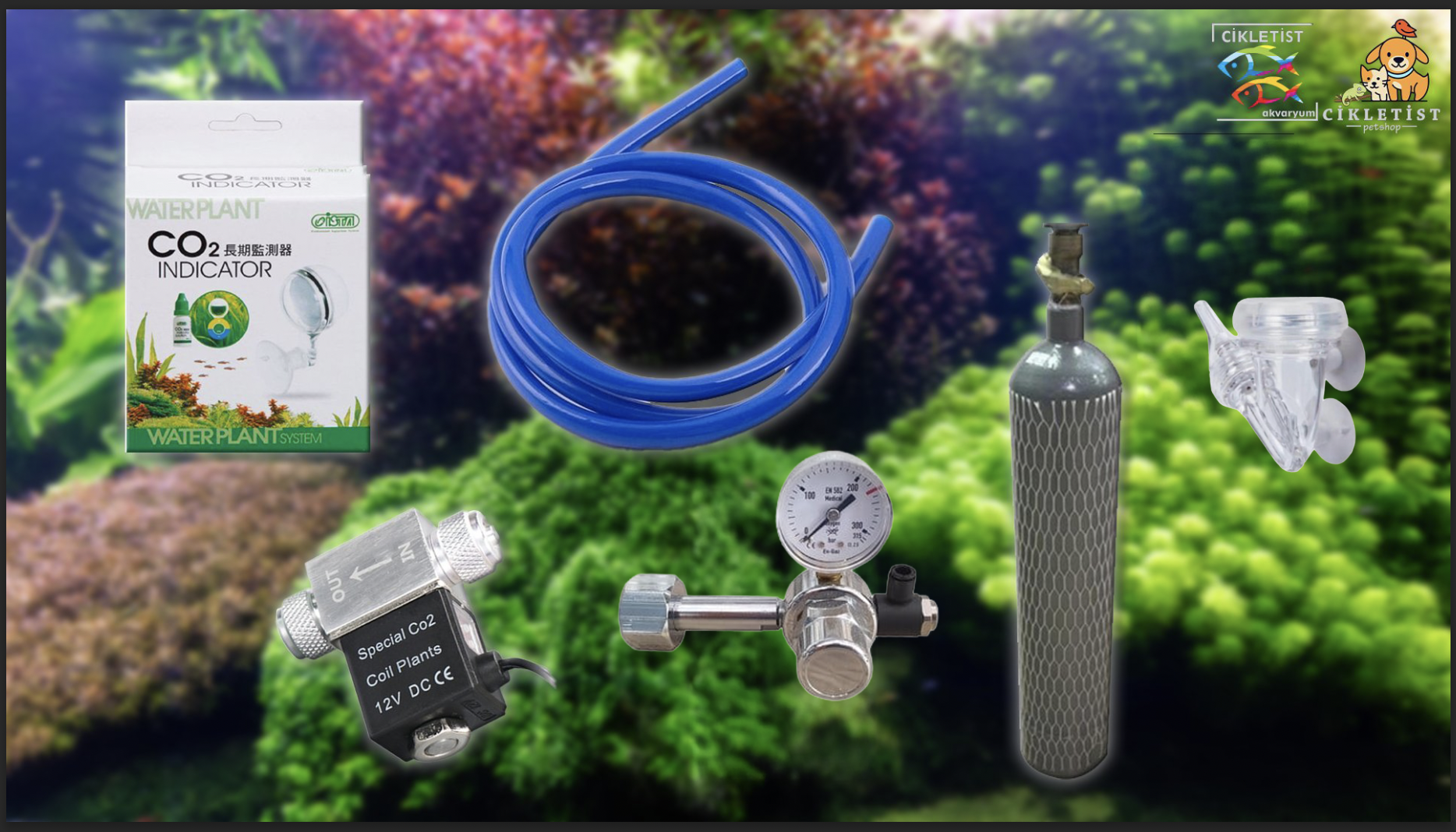 Dolumlu CO2 Karbondioksit Seti Full Hazır Setkarbonset
