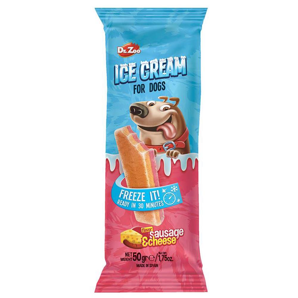 DR.ZOO HELADO SOSİS-PEYNİRLİ KÖPEK DONDURMA 50GR7798182081575