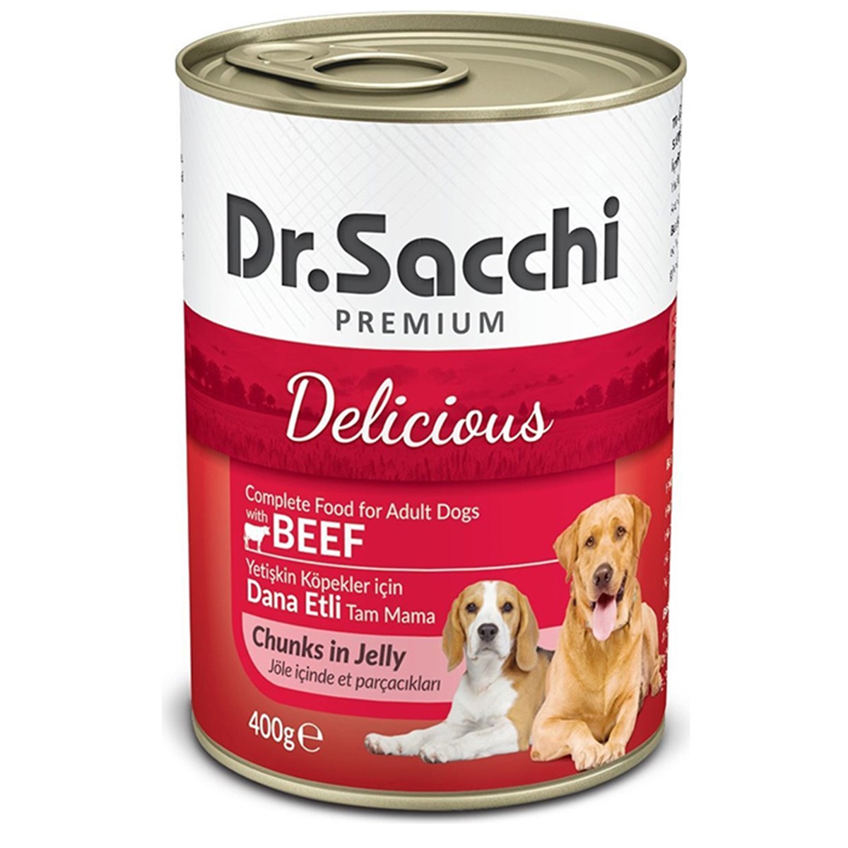 DR.SACCHİ SIĞIR ETLİ KÖPEK KONSERVESİ 400 G8690286588600