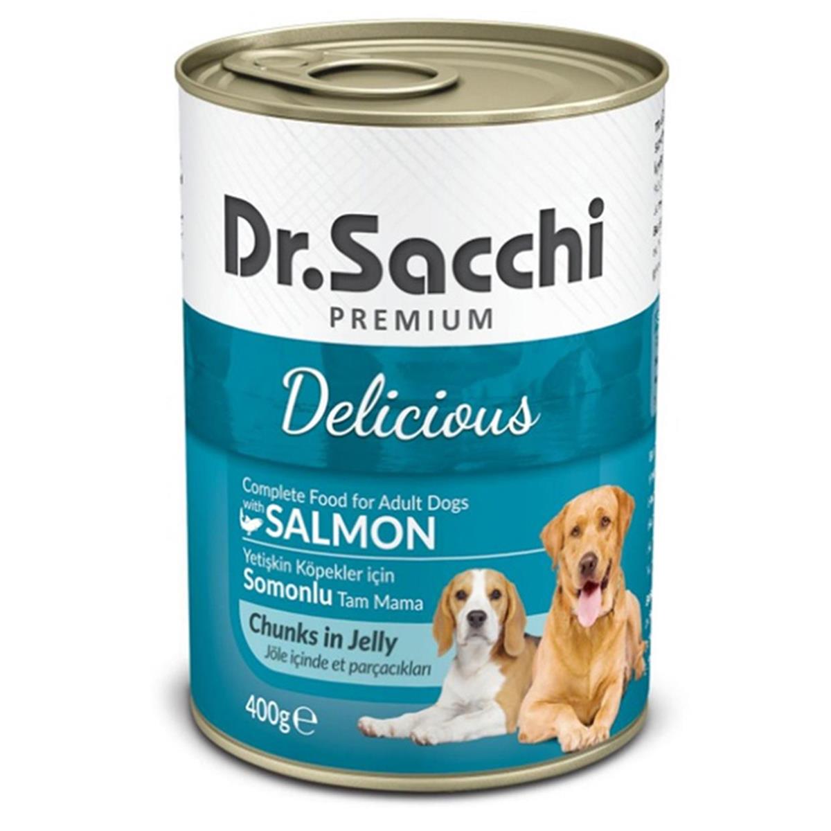 DR.SACCHİ SOMONLU KÖPEK KONSERVESİ 400 G8690286590092