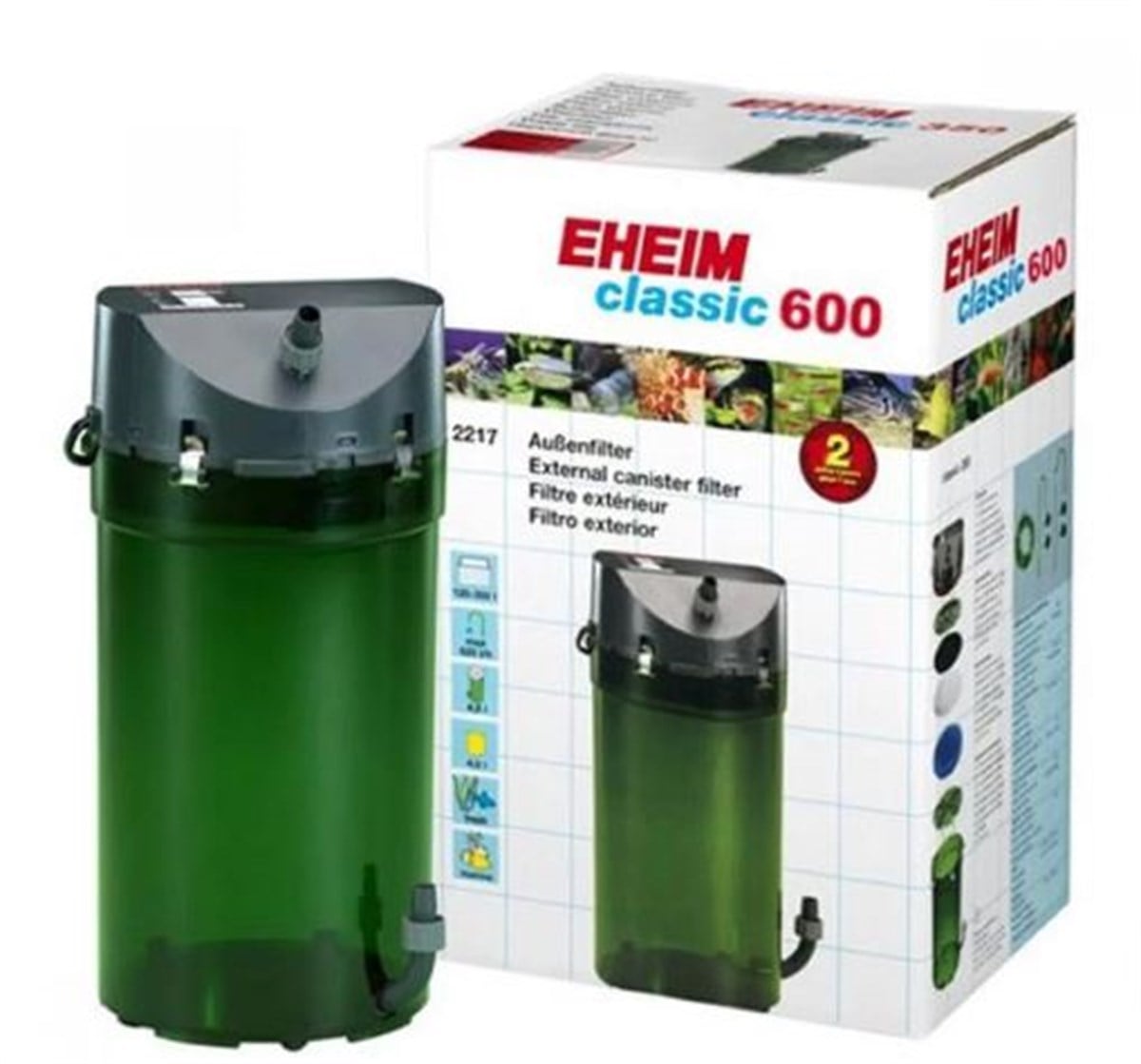 EHEİM CLASSİC 600 2217-02 İÇİ DOLU4011708220849