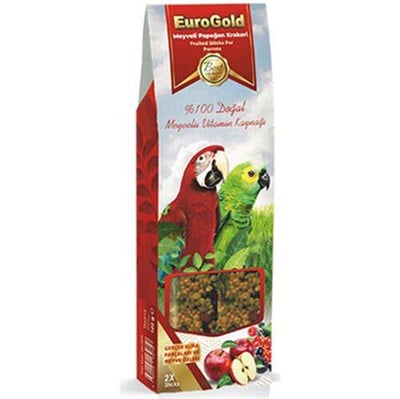 EURO GOLD MEYVELI PAPAGAN KRAKERI 100 GR - (2LI PAKET)