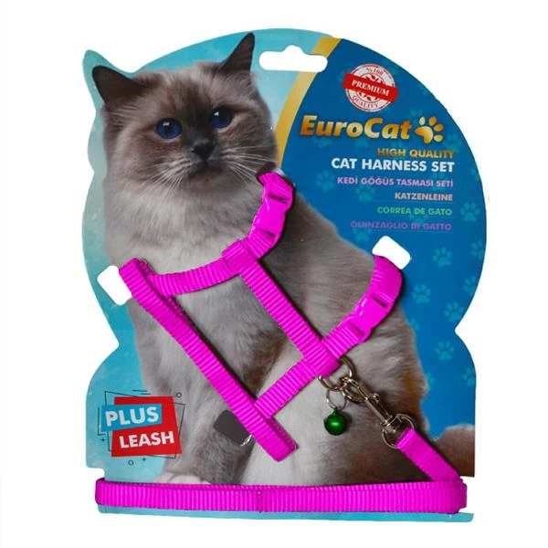 EUROCAT KEDİ GÖĞÜS TASMASI PEMBE1454001462906