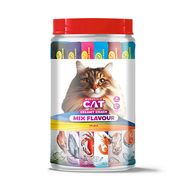 EUROGOLD CAT SIVI KEDİ ÖDÜLÜ KARIŞIK 6 ÇEŞİT 30X15GR8681144151746
