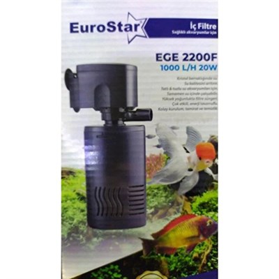 EUROSTAR EGE 2200F İÇ FİLTRE1000 LT/H 20W