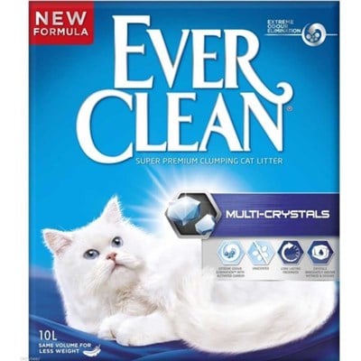 EVER CLEAN MULTİ CRYSTAL EXTRA GÜCLÜ TOPAKLASAN KEDİ KUMU 10 LT