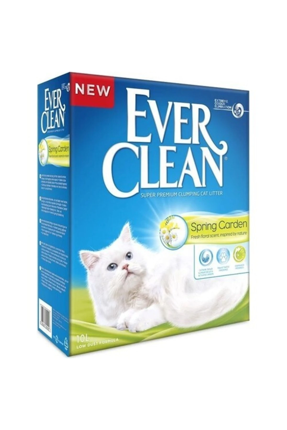 EVER CLEAN SPRİNG GARDEN BAHAR KOKULU TOPAKLASAN KEDİ KUMU 10 LT5060412214148
