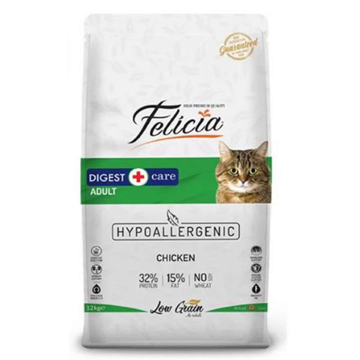 FELİCİA AZ TAHILLI 12 KG YETİŞKİN TAVUKLU8681299601295