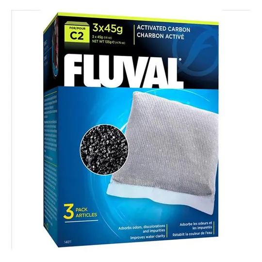 Fluval C2 Filtre Karbonu (3 x 45 Gr)015561140119