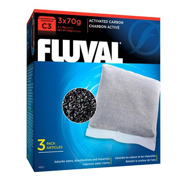 Fluval C3 Filtre Karbonu (3x70 Gr)015561140126
