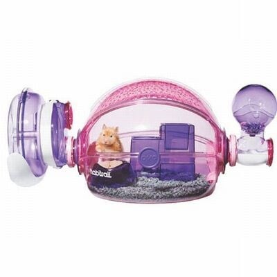 HABİTRAİL OVO HAMSTER  KAFESİ PEMBE080605626645