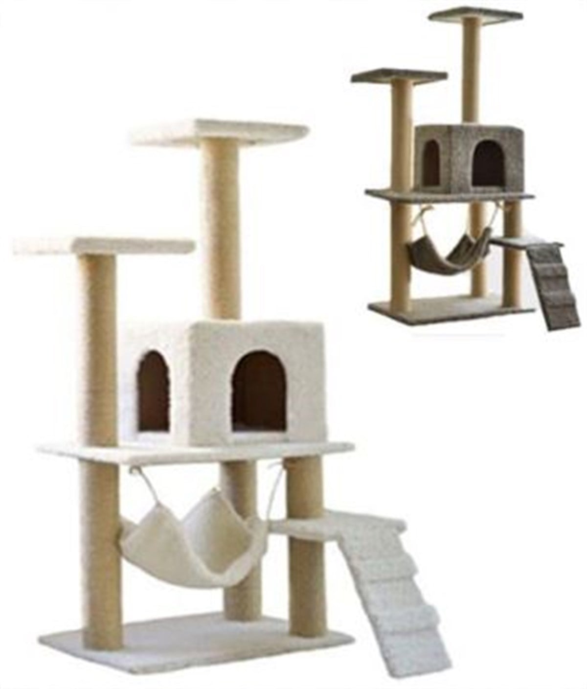 Hamaklı Merdivenli Kedi Evi ve TırmalamaCT24