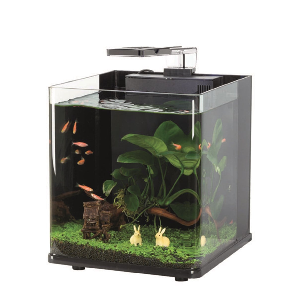 HAQOS CUBE BOX 25 LED AYDINLATMALI NANO AKVARYUM 25,5X27X27CM6904987125500