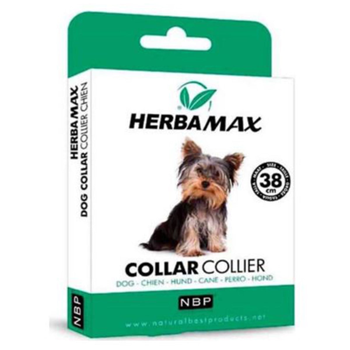 HERBA MAX KÜÇÜK IRK KÖPEK PİRE TASMASI 38 CM8437005300262
