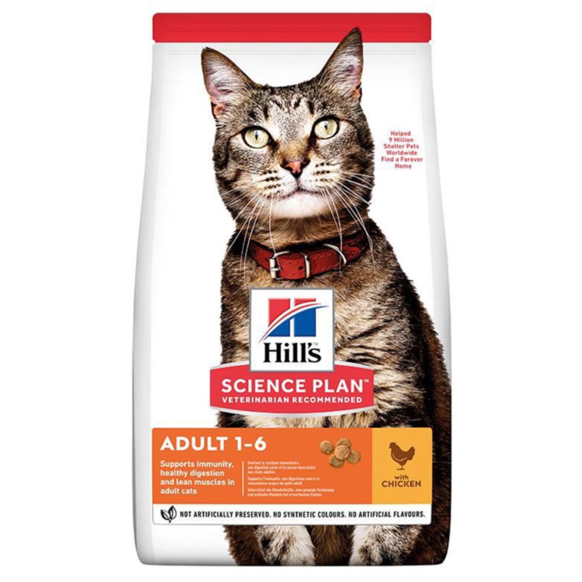 HİLLS ADULT CHİCKEN TAVUKLU YETİŞKİN KURU KEDİ MAMASI 3 KG052742030838
