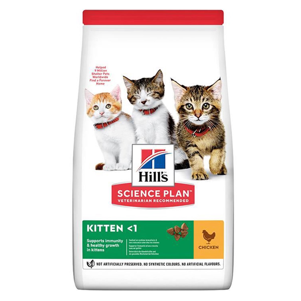 HİLLS KİTTEN TAVUKLU YAVRU KURU KEDİ MAMASI 1.5 KG052742023649