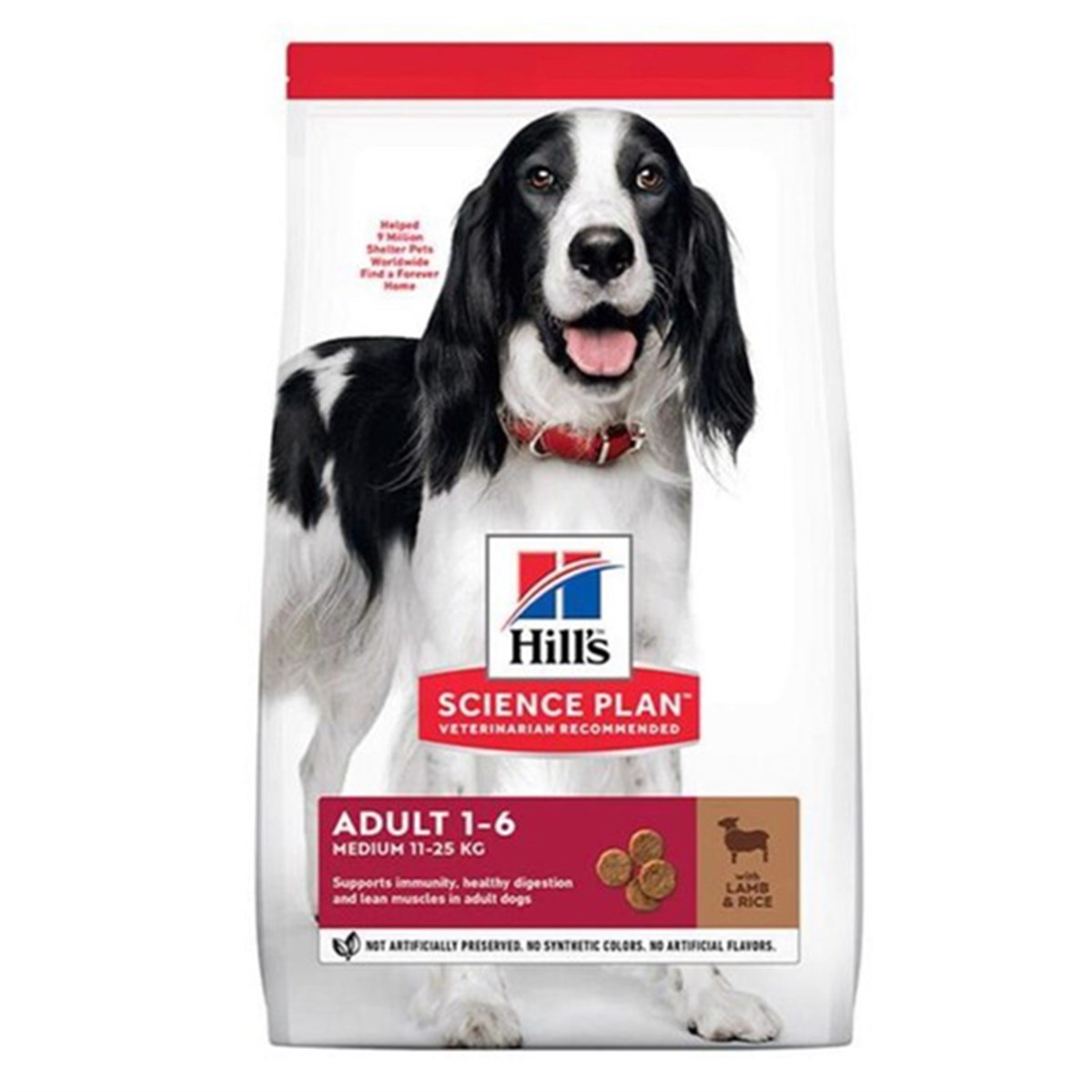HİLLS KUZU ETLİ YETİŞKİN KURU KÖPEK KURU MAMASI 2.5 KG052742025223