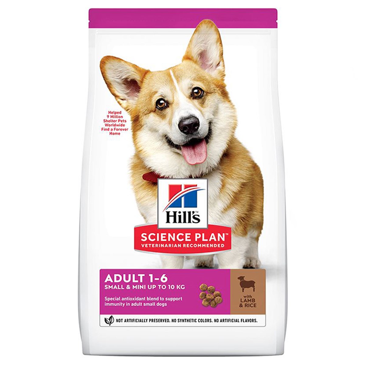 HİLLS SMALL MİNİ KUZULU PİRİNÇLİ YETİŞKİN KÖPEK MAMASI 1.5 KG052742008189